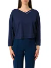Elisabetta Franchi Sweater  Woman Color Blue