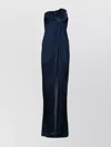 Elisabetta Franchi Long Dress Flower Detail