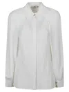 Elisabetta Franchi Collared Neck Long Sleeve Cape Sleeves In Avorio