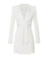 Elisabetta Franchi Long-sleeved Dress In White