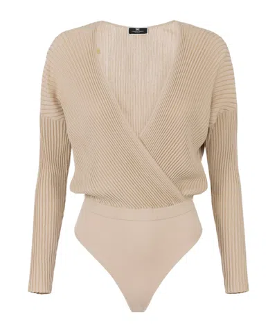 ELISABETTA FRANCHI LONG-SLEEVED JUMPSUIT