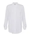 Elisabetta Franchi Shirt With Embroidered Pocket In White