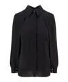 Elisabetta Franchi Long-sleeved Shirt In Black