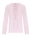 Elisabetta Franchi Long-sleeved Shirt In Pink