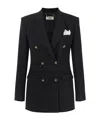 Elisabetta Franchi Long-sleeved Suit Jacket In Black