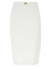 Elisabetta Franchi White Longuette Skirt