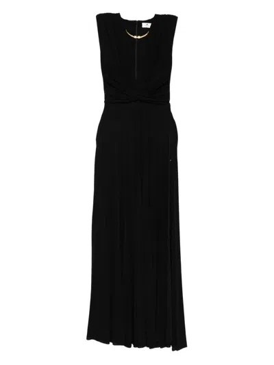 red carpet lurex jersey dress ELISABETTA FRANCHI RED CARPET ONE SHOULDER LUREX JERSEY DRESS
