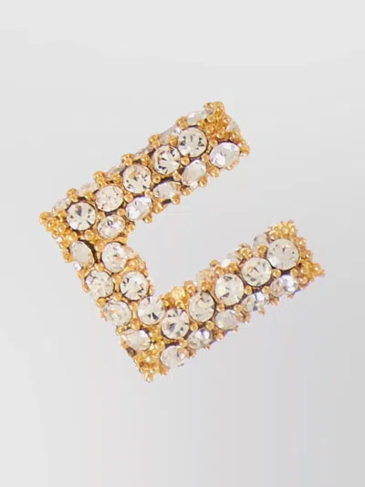 Elisabetta Franchi Luxe Diamond Crystal Earrings