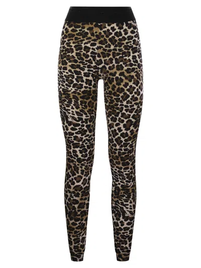 ELISABETTA FRANCHI ELISABETTA FRANCHI LYCRA ANIMAL LEGGINGS