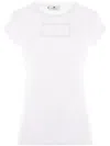Elisabetta Franchi American Sleeves T-shirt In White