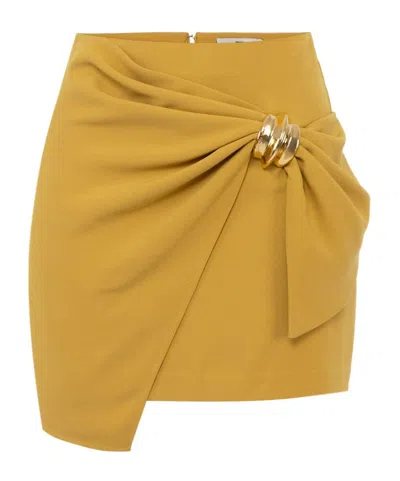 ELISABETTA FRANCHI ELISABETTA FRANCHI FLOWING CRÊPE MINISKIRT