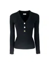 Elisabetta Franchi V Neck Sweater In 110