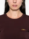 Elisabetta Franchi Maglia Tricot In Red