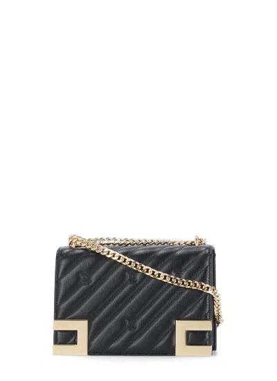 ELISABETTA FRANCHI MATELASSE BAG WITH LOGO