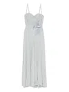 Elisabetta Franchi Maxi Dress With Sweetheart Neckline