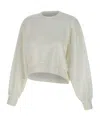 Elisabetta Franchi Cotone Hoodie In White