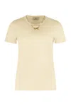 Elisabetta Franchi Mc Vanilla T-shirt With Chain