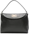 Elisabetta Franchi Medium Avenue Tote Bag In 黑色