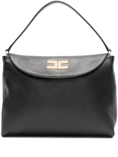 Elisabetta Franchi Medium Avenue Tote Bag In 黑色