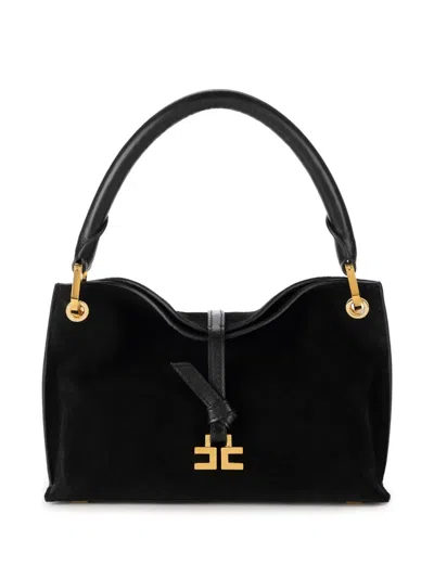 Elisabetta Franchi Medium Boulevard Tote Bag In Schwarz