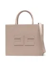 Elisabetta Franchi Grey Grey Shoulder Bag In Neutrals