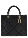 Elisabetta Franchi Textured Finish Tote With Top Handle