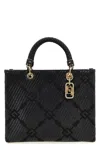 Elisabetta Franchi Textured Finish Tote With Top Handle