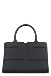 Elisabetta Franchi Medium Tote Bag With Logo In Black