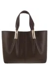 Elisabetta Franchi Shopping Bag In Black