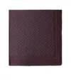 Elisabetta Franchi Merlot Monogram Scarf In Burgundy