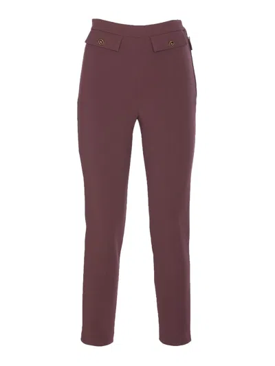 ELISABETTA FRANCHI MERLOT PANTS