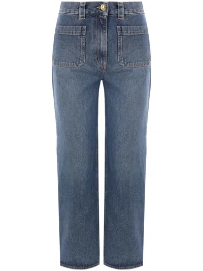 Elisabetta Franchi Mid-rise Cropped Jeans
