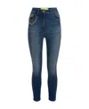 Elisabetta Franchi Striaght Leg Jeans In Blue