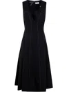 Elisabetta Franchi Midi Dress In Black