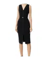 Elisabetta Franchi Midi Dress In Black