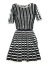 Elisabetta Franchi Midi Dress In Black