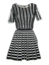 Elisabetta Franchi Midi Dress In Black