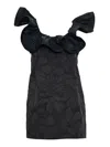 Elisabetta Franchi Midi Dress In Black