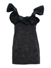 Elisabetta Franchi Midi Dress In Black
