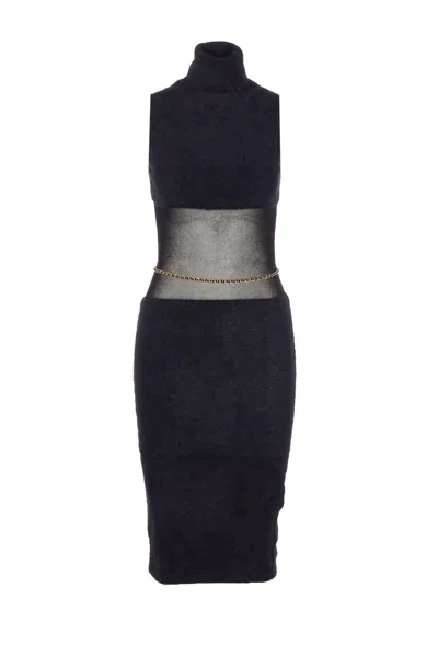 ELISABETTA FRANCHI MIDI DRESS