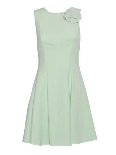 Elisabetta Franchi Midi Dress In Green