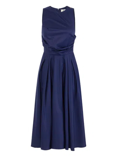 ELISABETTA FRANCHI ELISABETTA FRANCHI MIDI DRESS OVERSIZE