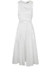 Elisabetta Franchi One Shoulder Pleated Maxi Dress