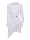 Elisabetta Franchi Midi Dress In White