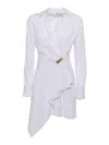 Elisabetta Franchi Midi Dress In White
