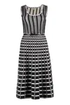 Elisabetta Franchi Micro-ruffles Detailed Midi Dress