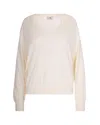 Elisabetta Franchi Maglia In Misto Lana Milk In Multi