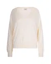 Elisabetta Franchi Maglia In Misto Lana Milk In Multi