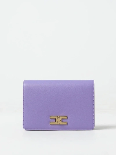 Elisabetta Franchi Mini Bag  Woman In Violet
