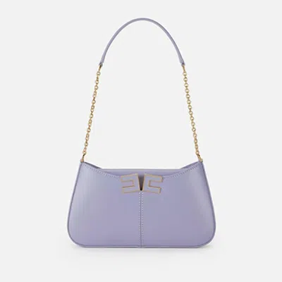 Elisabetta Franchi Mini Chic Handbag In Purple